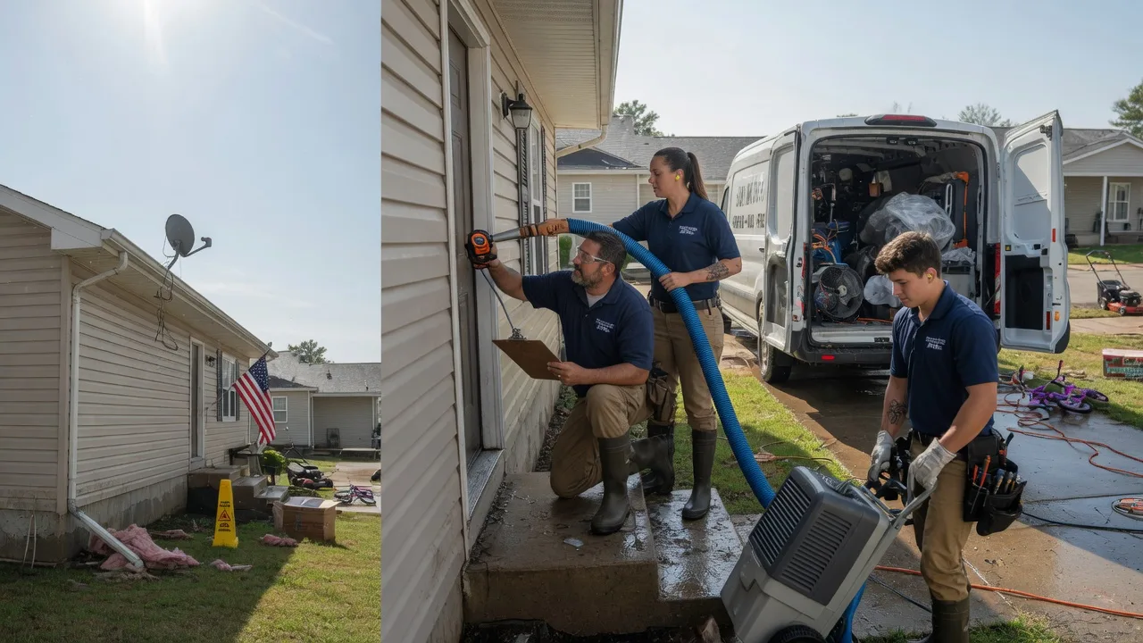 Ceiling Water Damage Restoration in Onalaska, WI near me